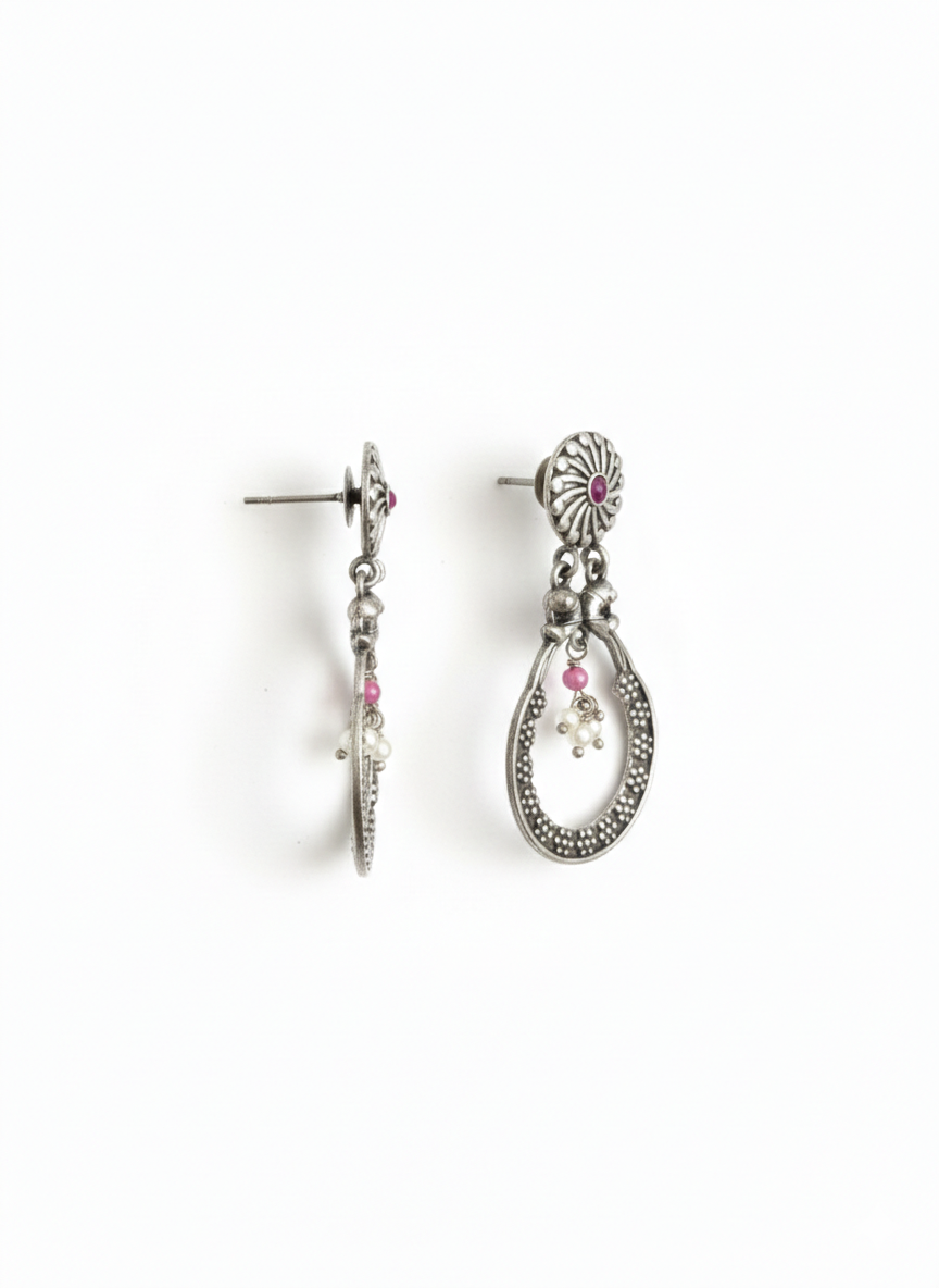 Metal Dangler Earrings-511