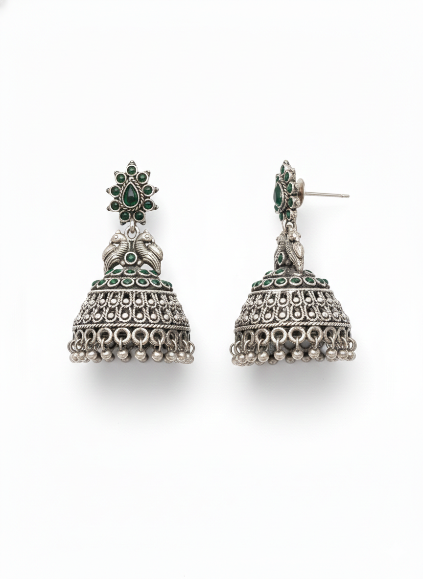 Metal Dangler Earrings-533