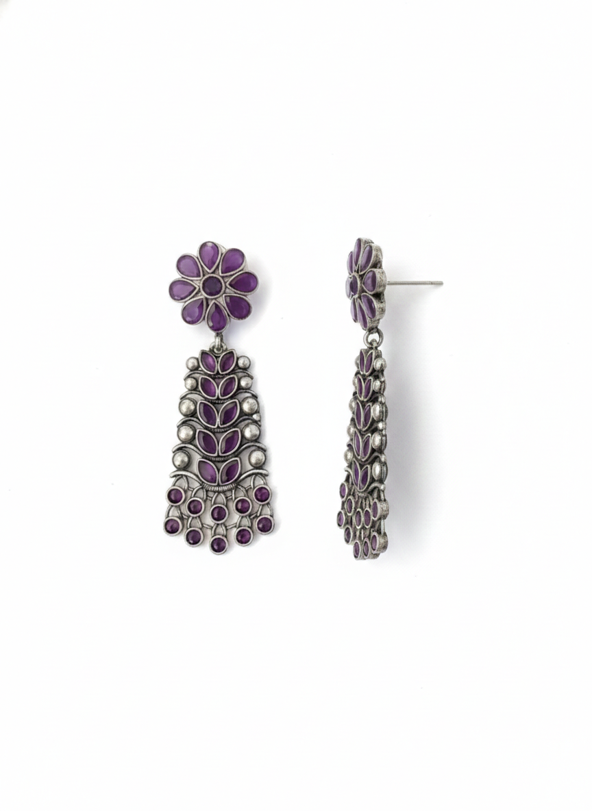 Metal Dangler Earrings-530