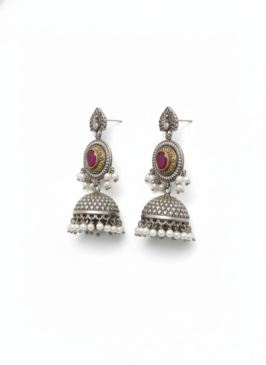 Metal Dangler Earrings-536