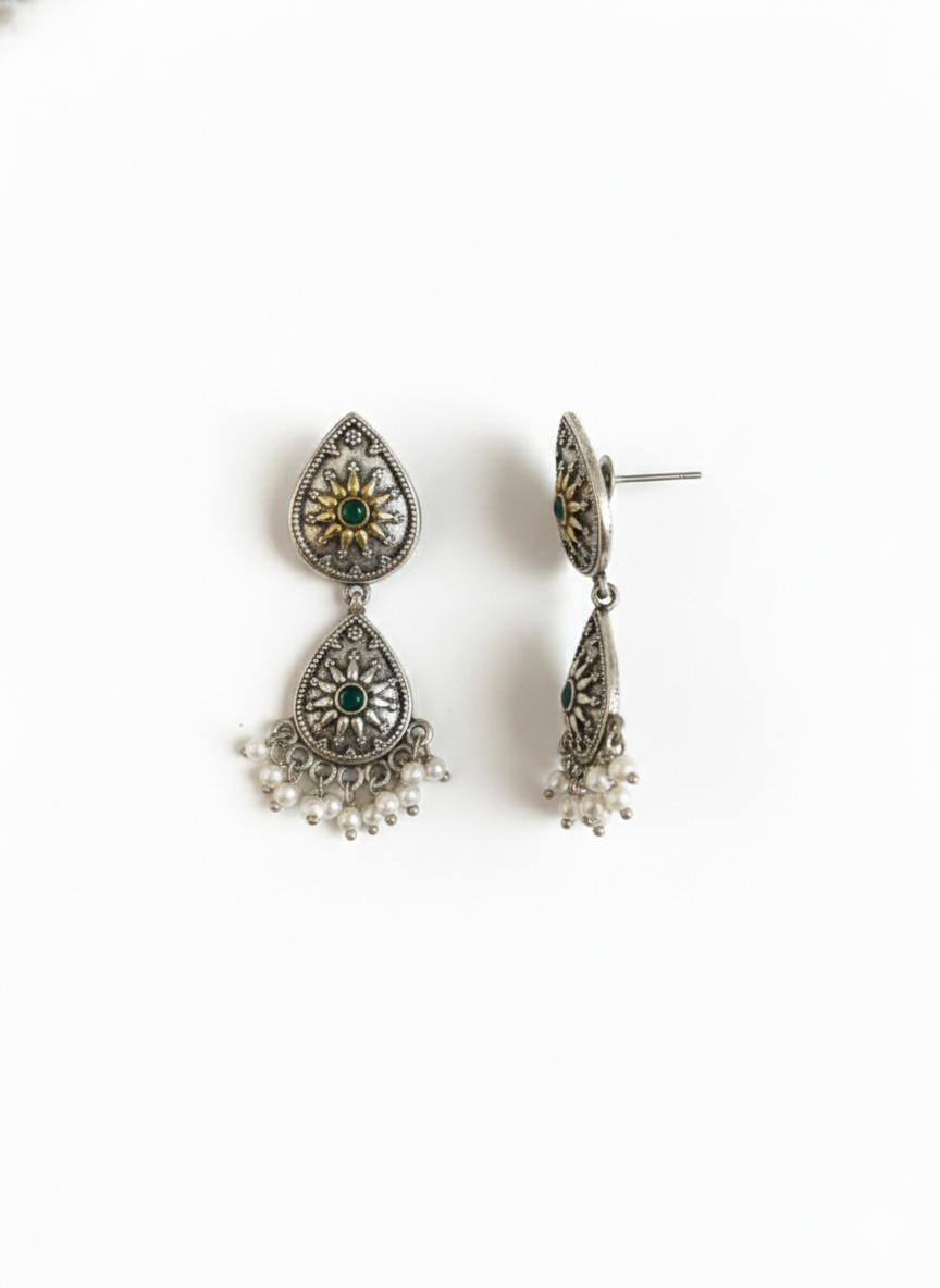 Metal Dangler Earrings-604