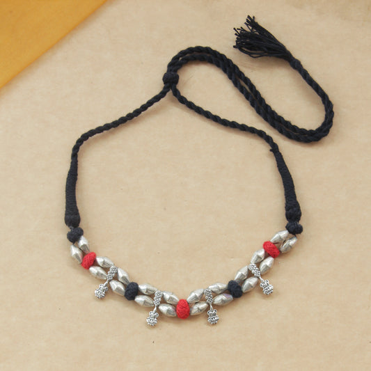 Ethnic Elegance Thread Necklace