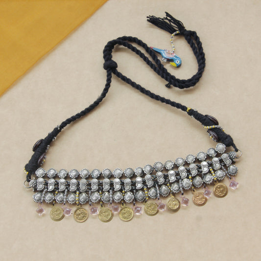 Ethnic Elegance Thread Necklac