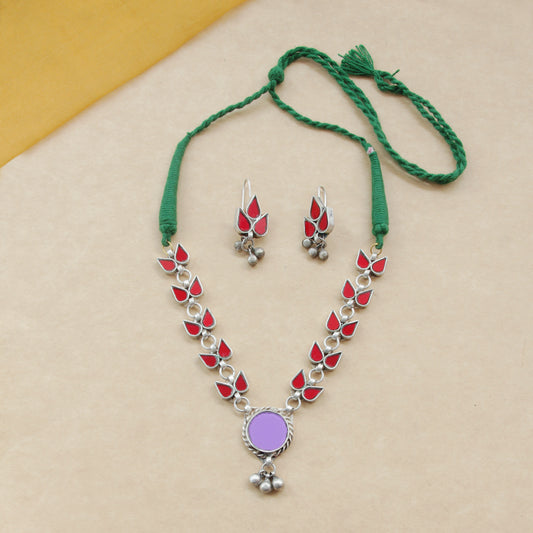 Handcrafted Festival Glass Necklace