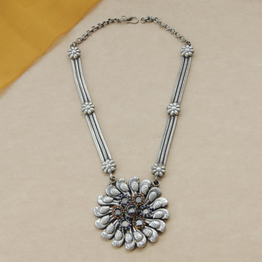 Festive Statement Thread Necklace