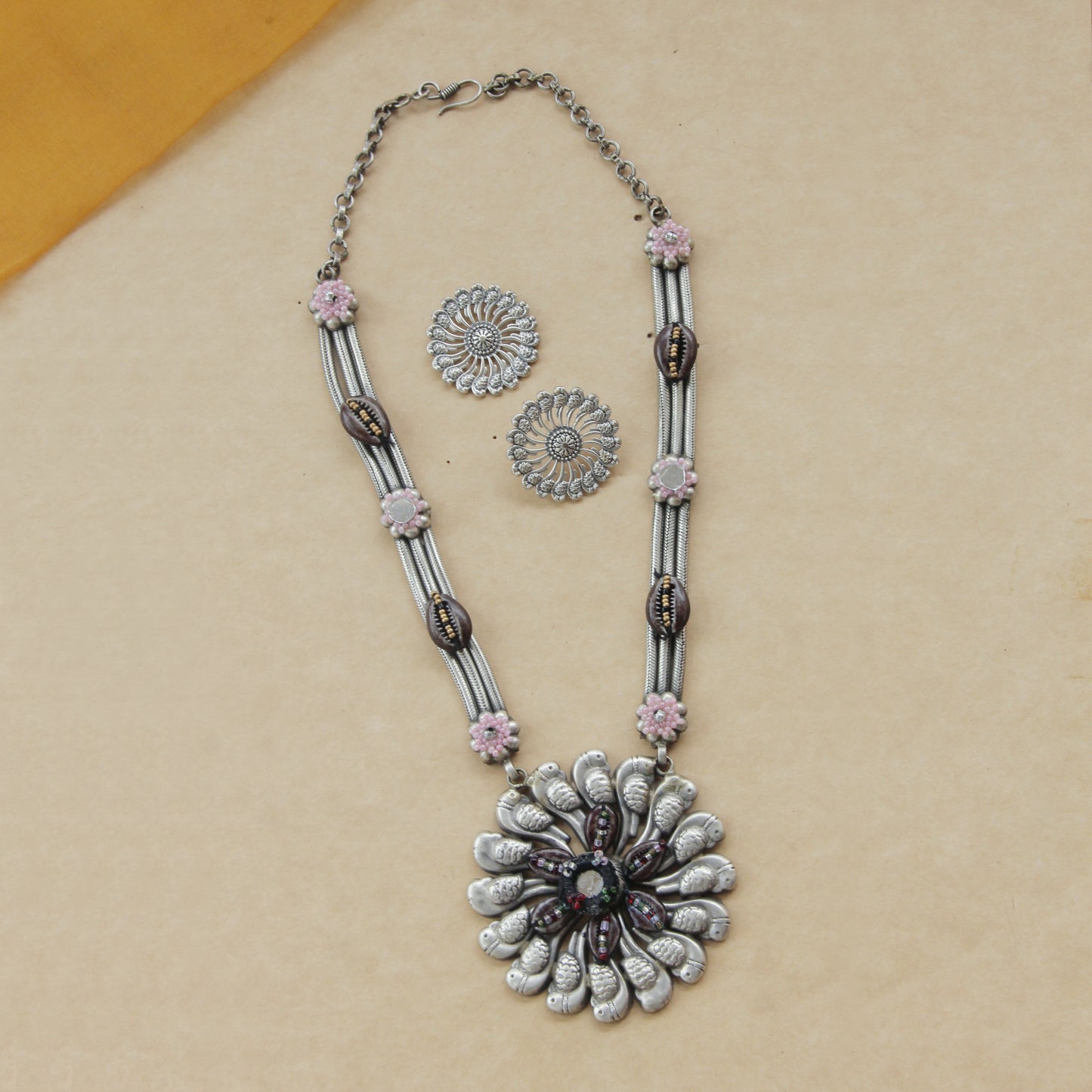 Classic German Silver Statement Necklace