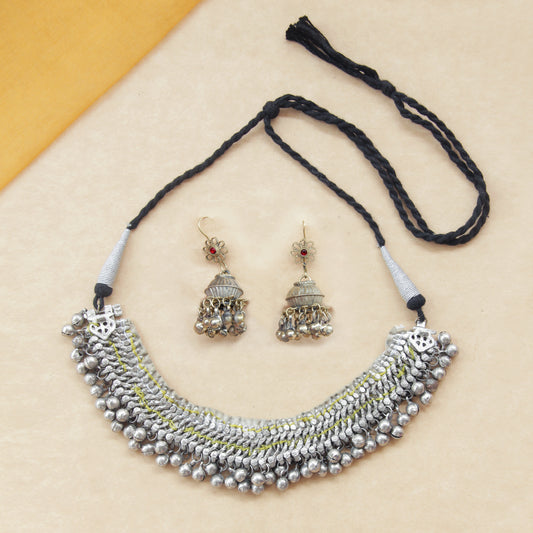 Antique Silver Afghani Jewellery for Celebration