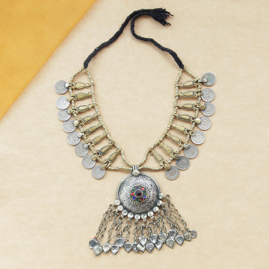 Elegant Afghani Jewellery Set for Festive Wear