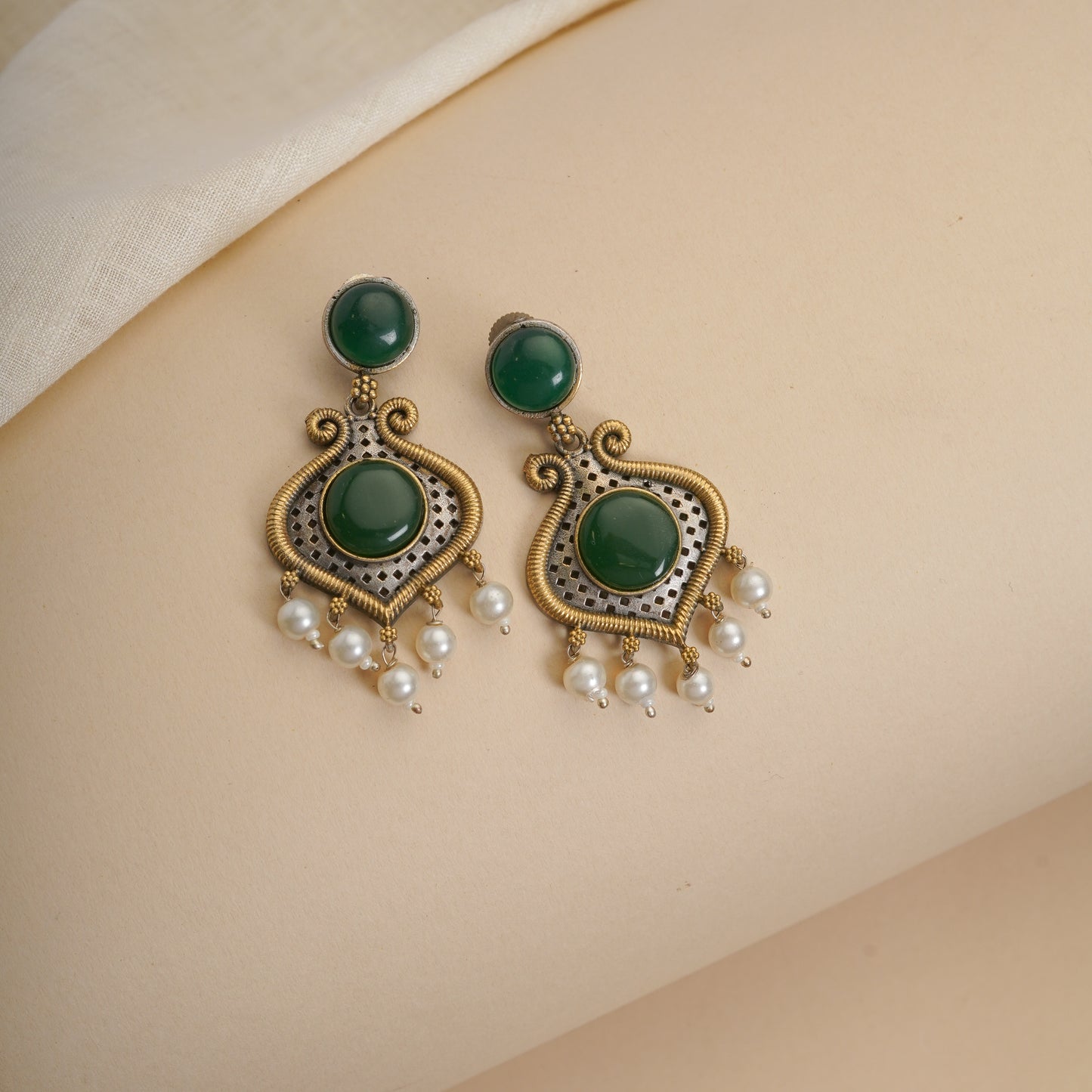 Metal Dangler Earrings