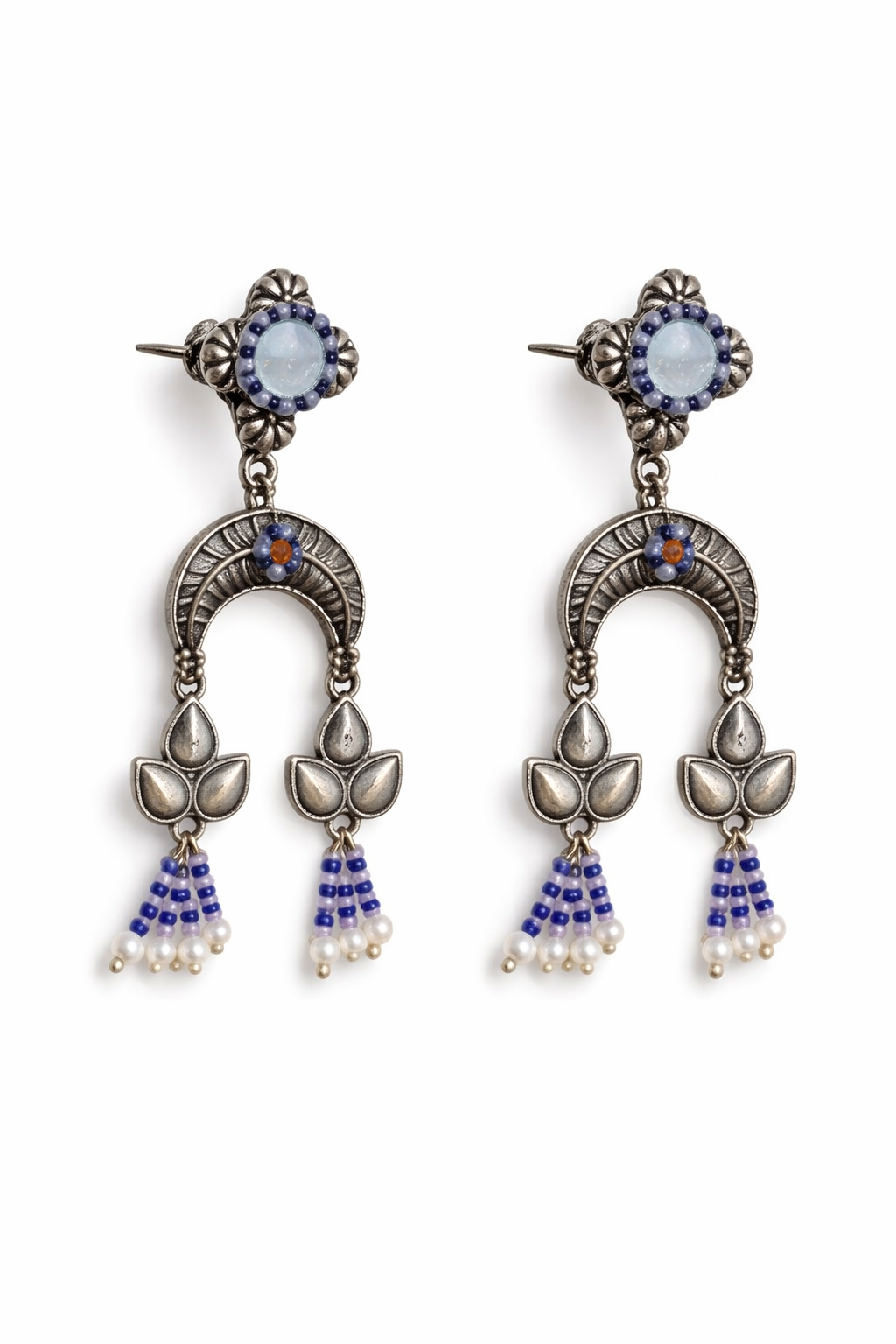 Metal Dangler Earrings-531