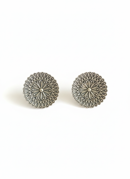 FLORAL STUDS EARRINGS-448