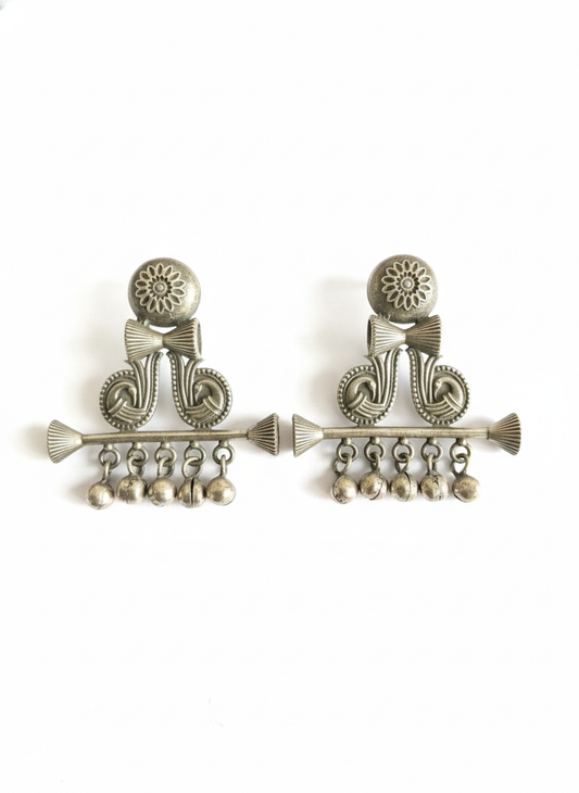 Metal Dangler Earrings-492