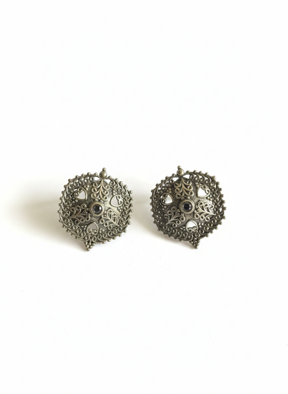 Metal Studs Earrings-469