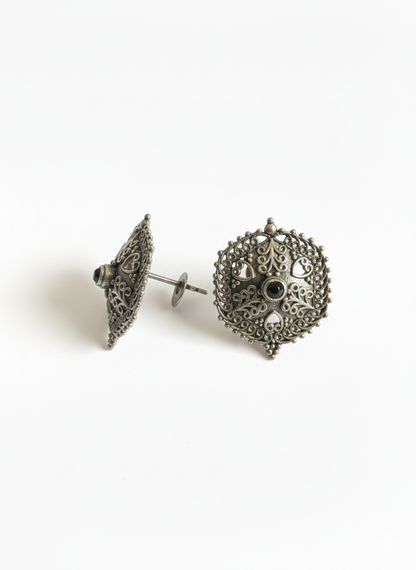 Metal Studs Earrings-469