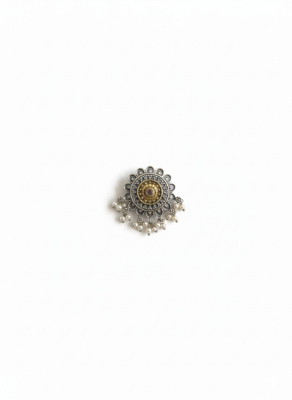 Metal Floral Studs-502