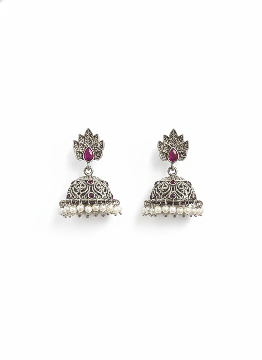 Metal Small Jhumkas -507