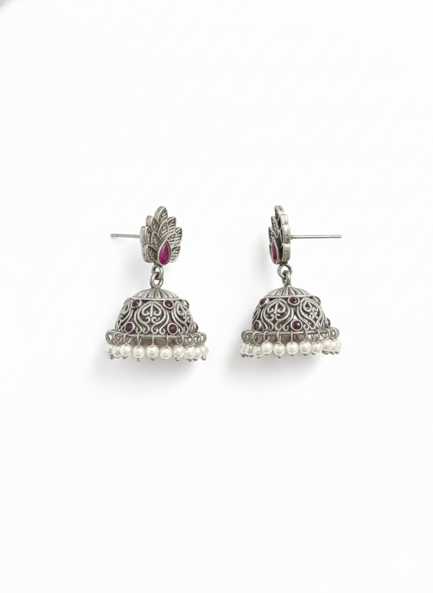 Metal Small Jhumkas -507