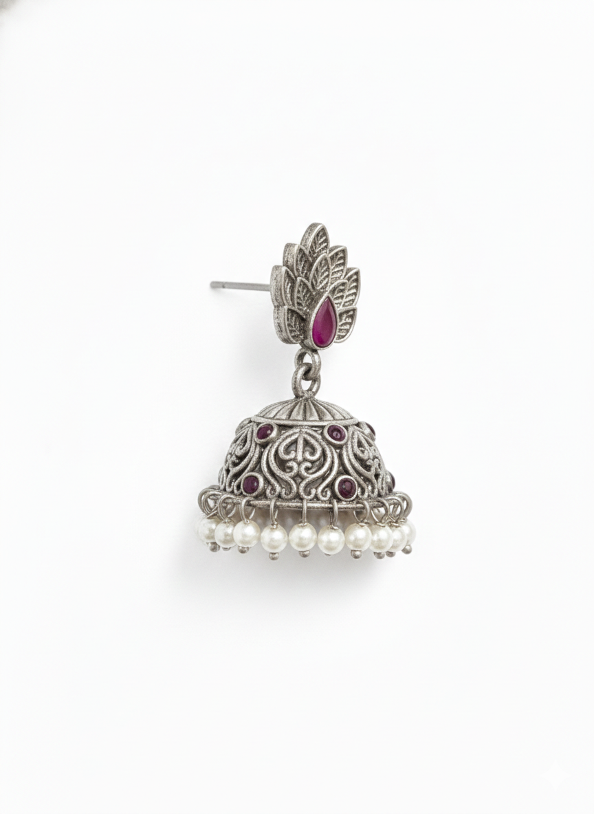 Metal Small Jhumkas -507