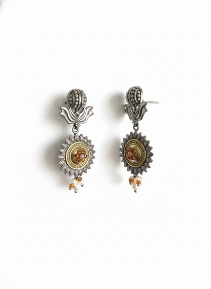 Metal Dangler Earrings-508