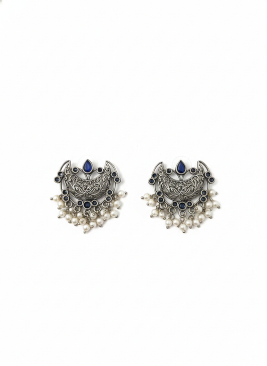 Metal Chand Earrings-515