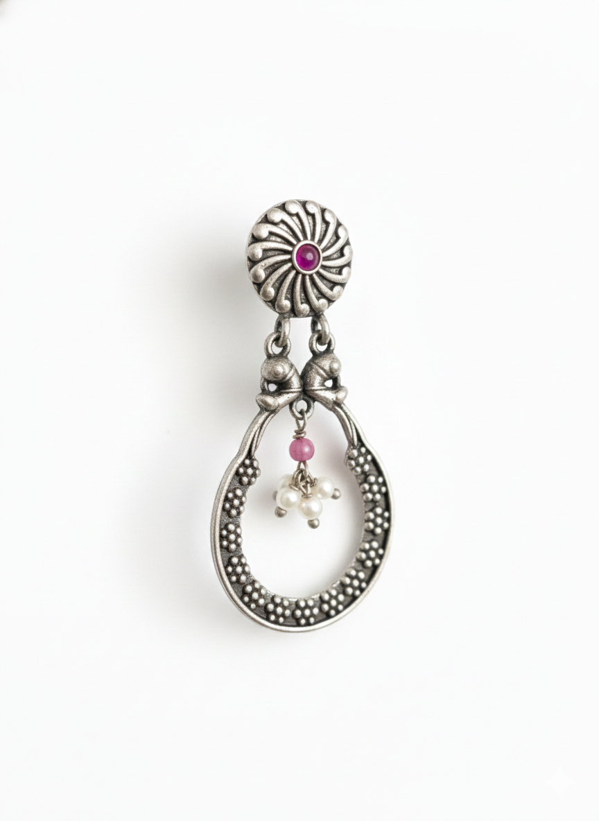 Metal Dangler Earrings-511