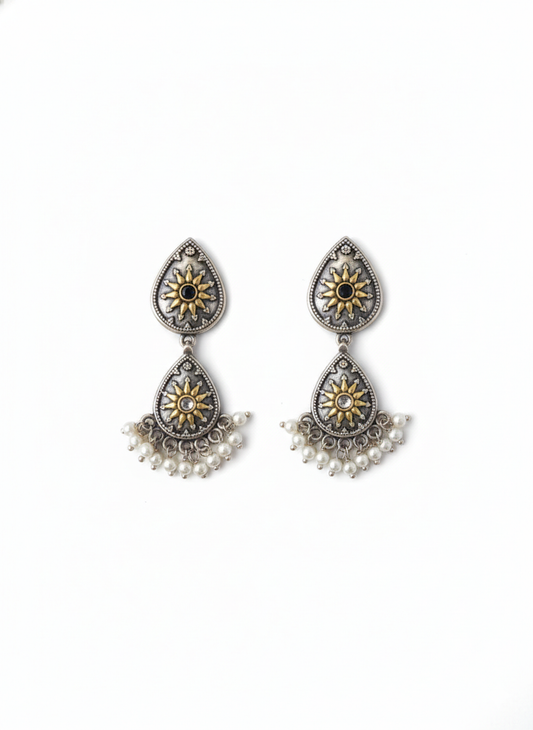 Metal Dangler Earrings-522