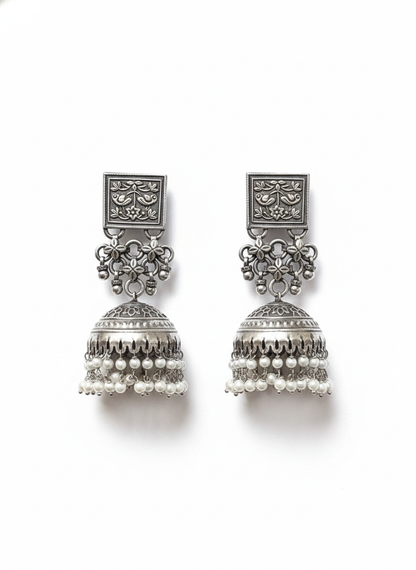 Metal Dangler Earrings-523