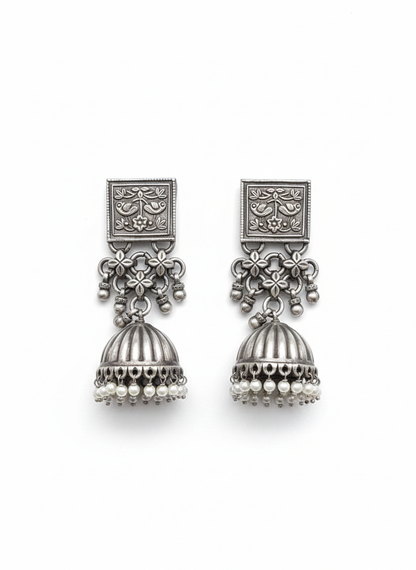 Metal Dangler Earrings-524