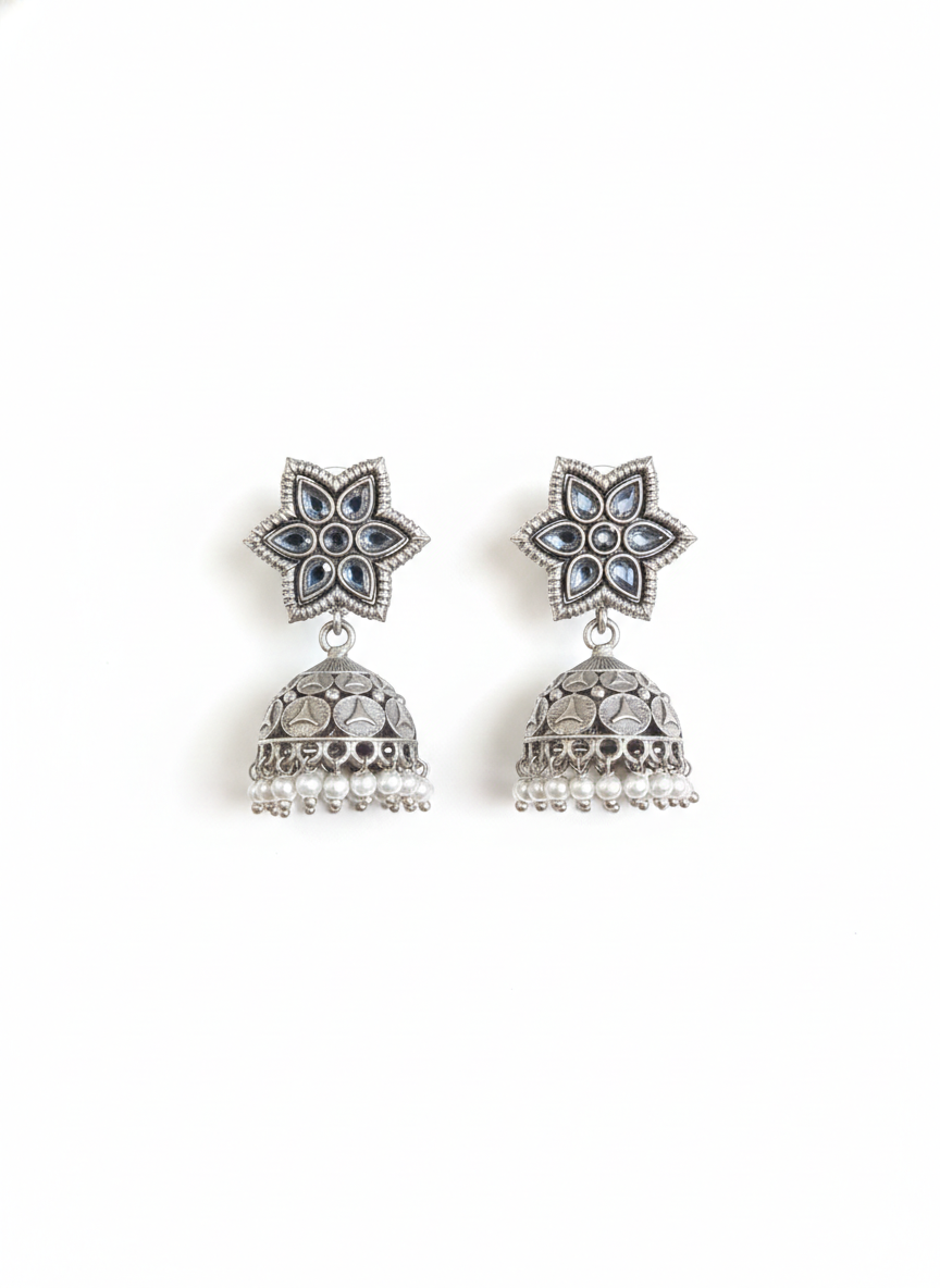 Metal Dangler Earrings-525