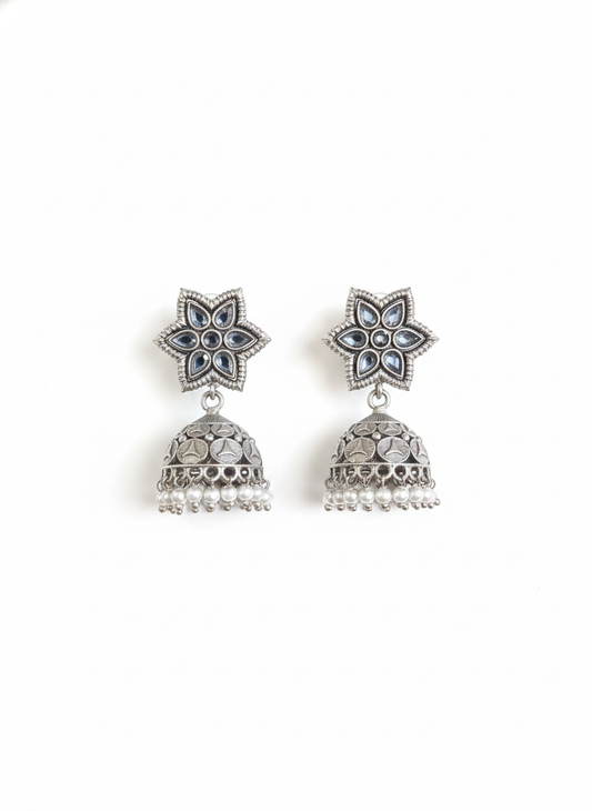 Metal Dangler Earrings-525