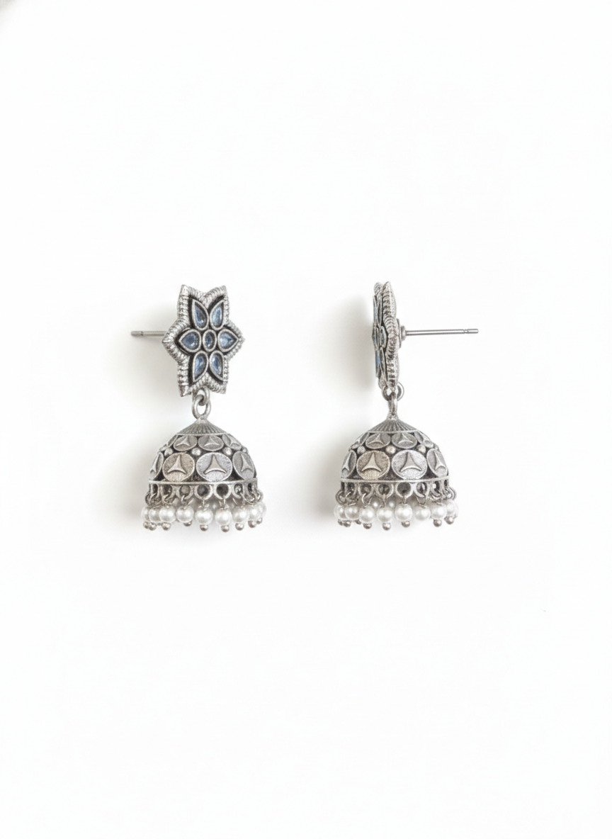 Metal Dangler Earrings-525