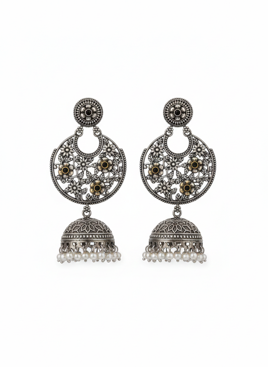 Metal Dangler Earrings-526