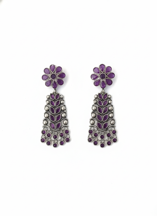 Metal Dangler Earrings-530