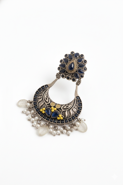 Metal Dangler Earrings-529