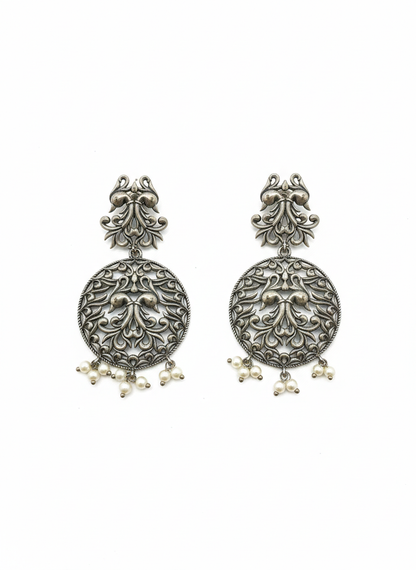 Metal Dangler Earrings-549