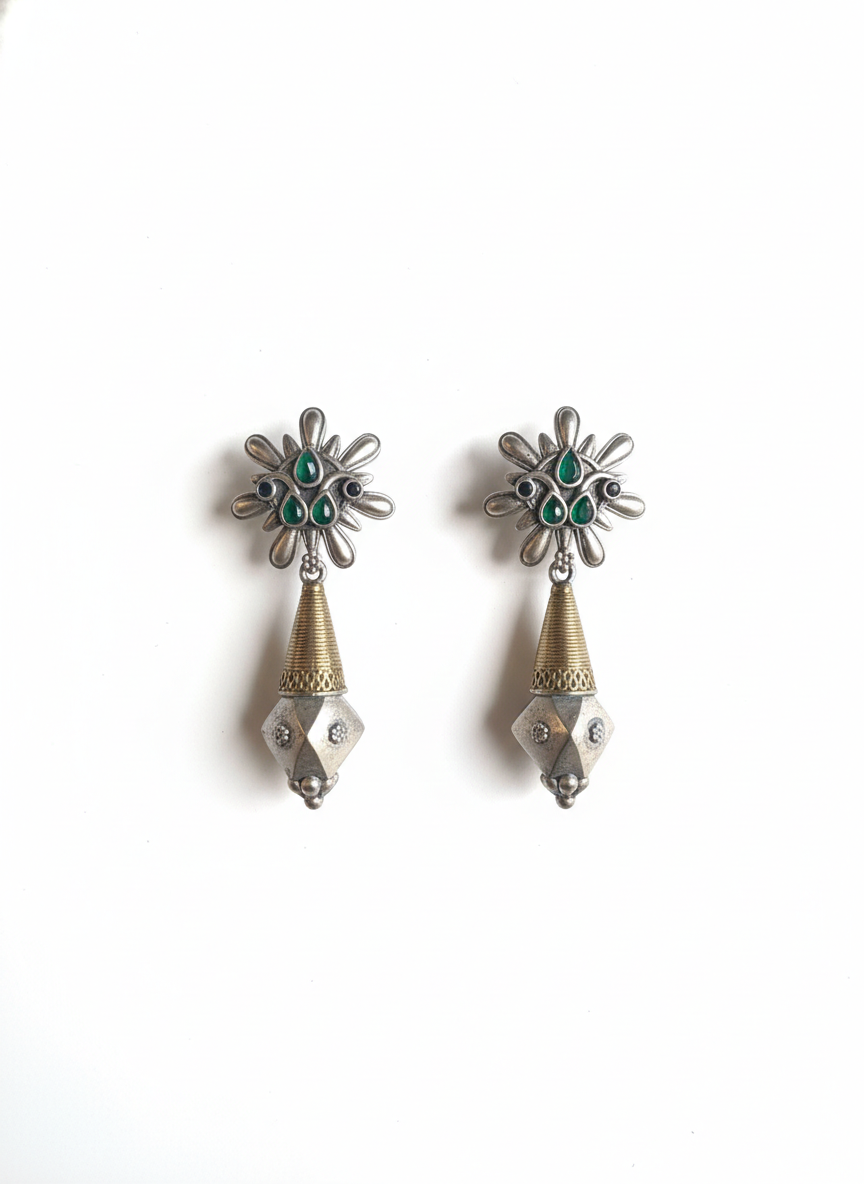 Metal Dangler Earrings-534