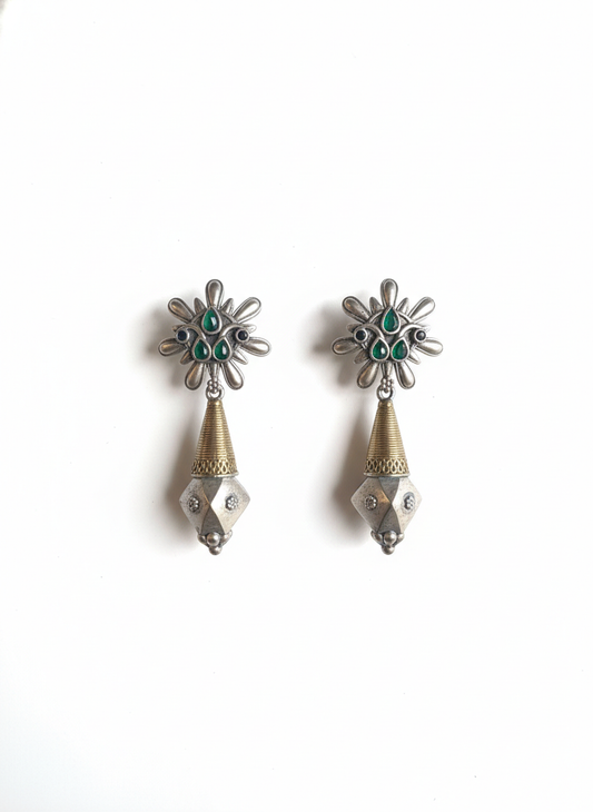 Metal Dangler Earrings-534