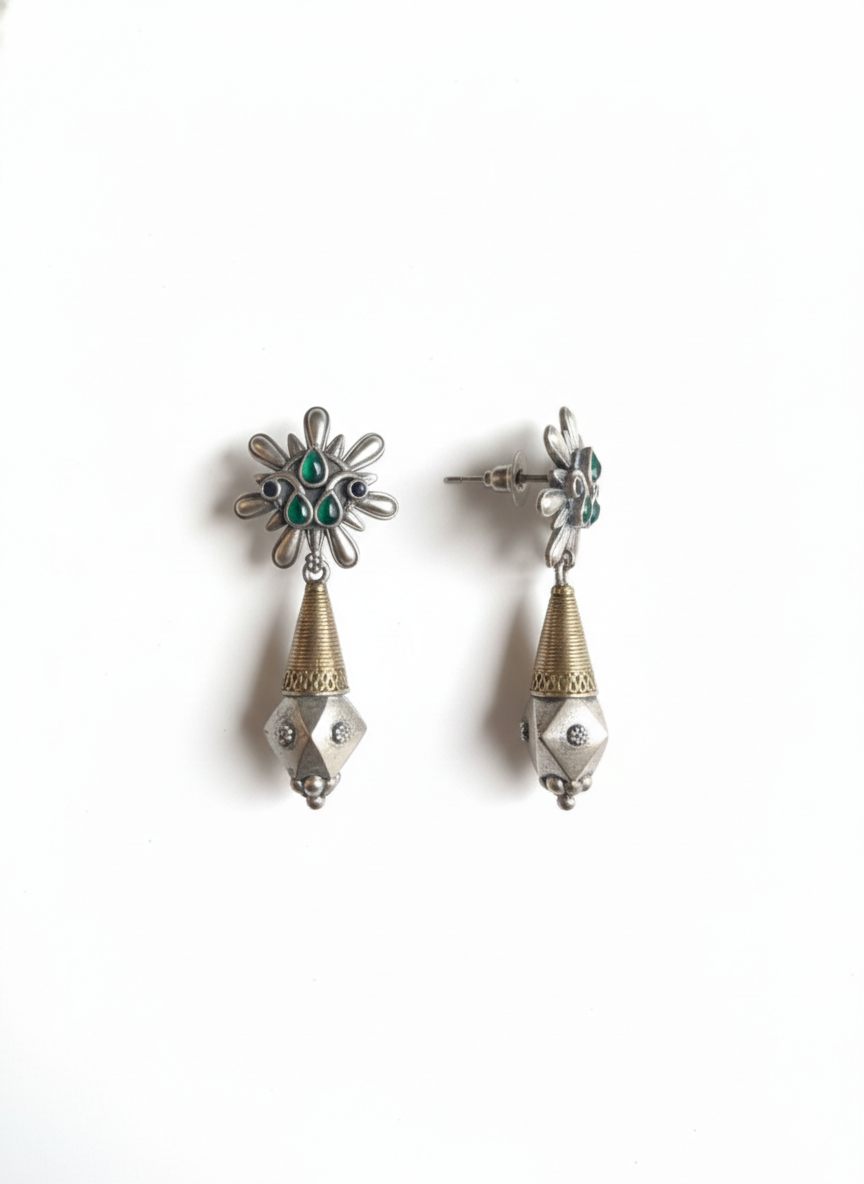 Metal Dangler Earrings-534