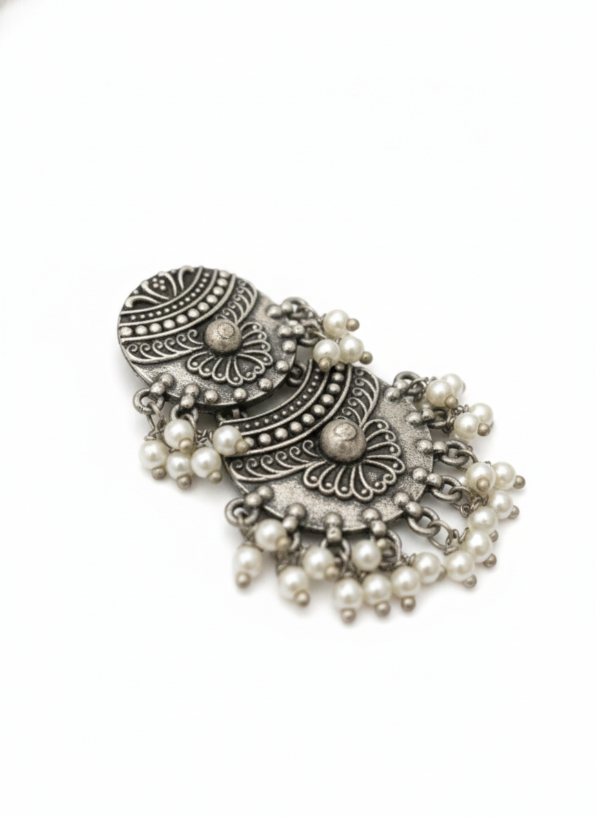 Metal Dangler Earrings-546