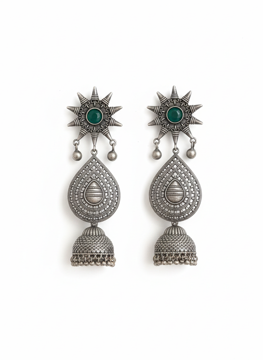 Metal Dangler Earrings-547