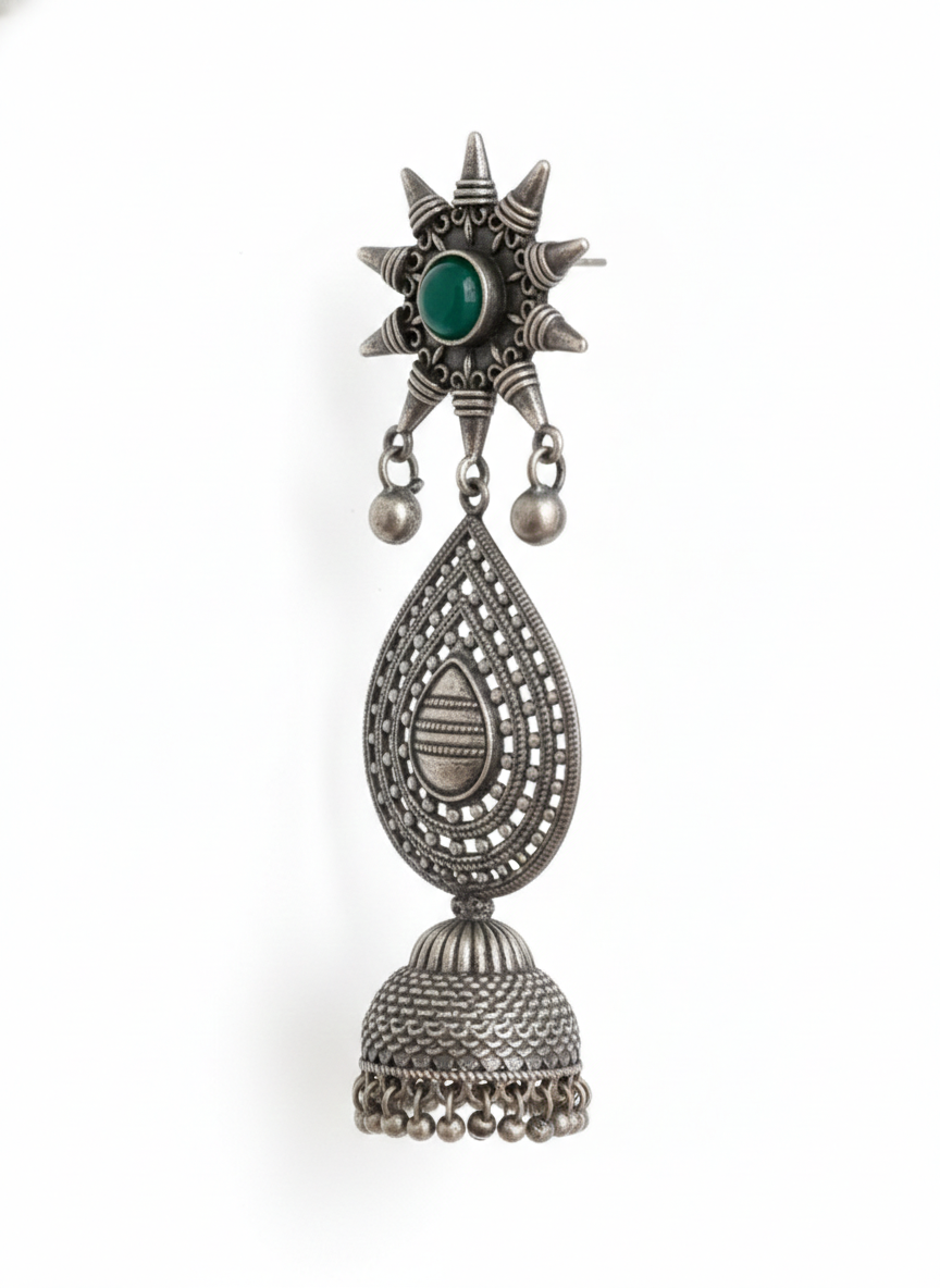 Metal Dangler Earrings-547