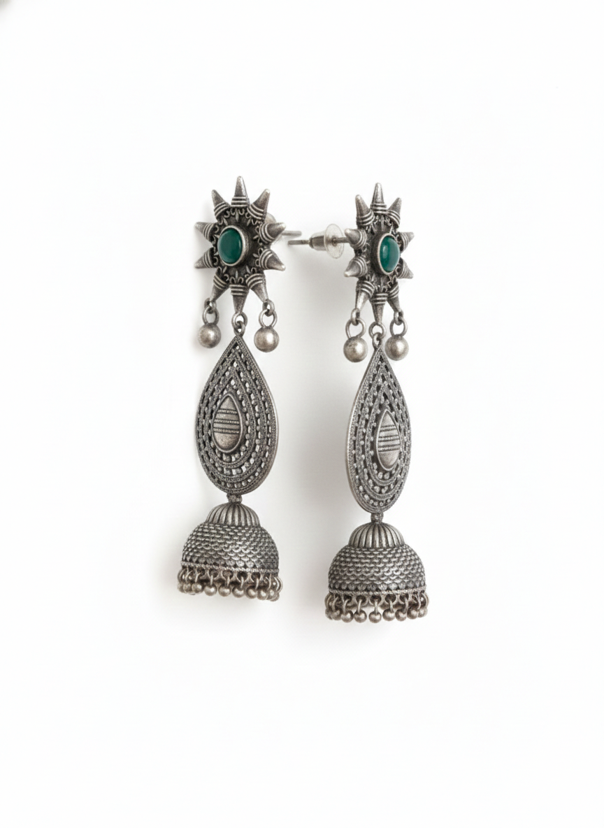 Metal Dangler Earrings-547