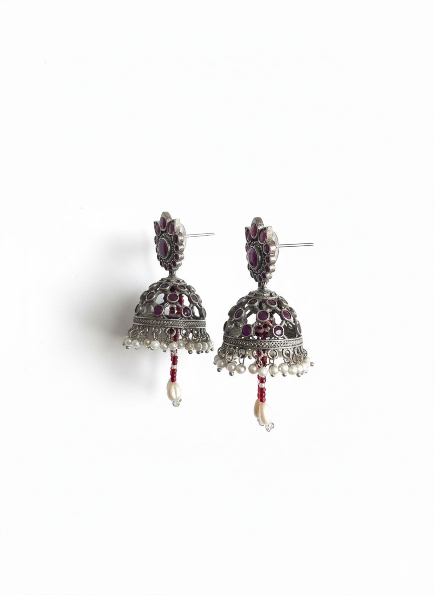 Metal Dangler Earrings-550