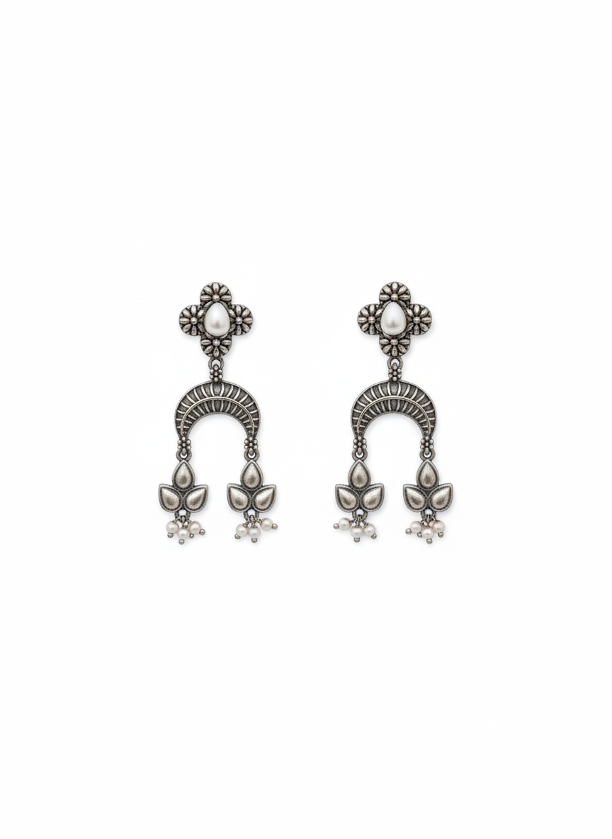 Metal Dangler Earrings-569