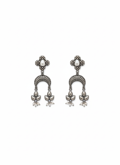 Metal Dangler Earrings-569