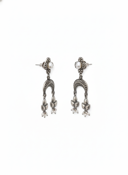 Metal Dangler Earrings-569