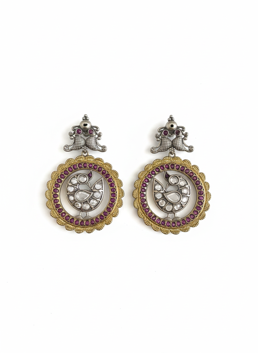 Metal Dangler Earrings-570