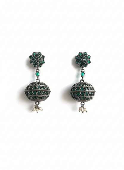 Metal Dangler Earrings-572