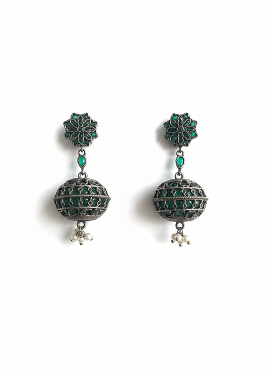 Metal Dangler Earrings-572