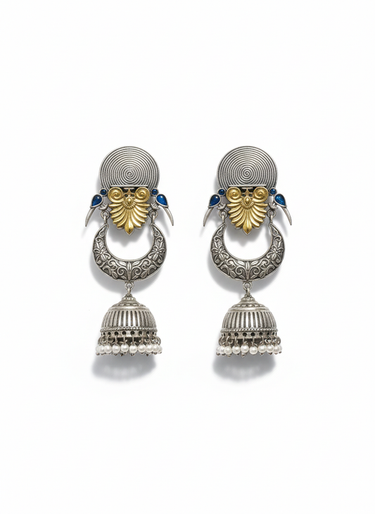 Metal Dangler Earrings-573